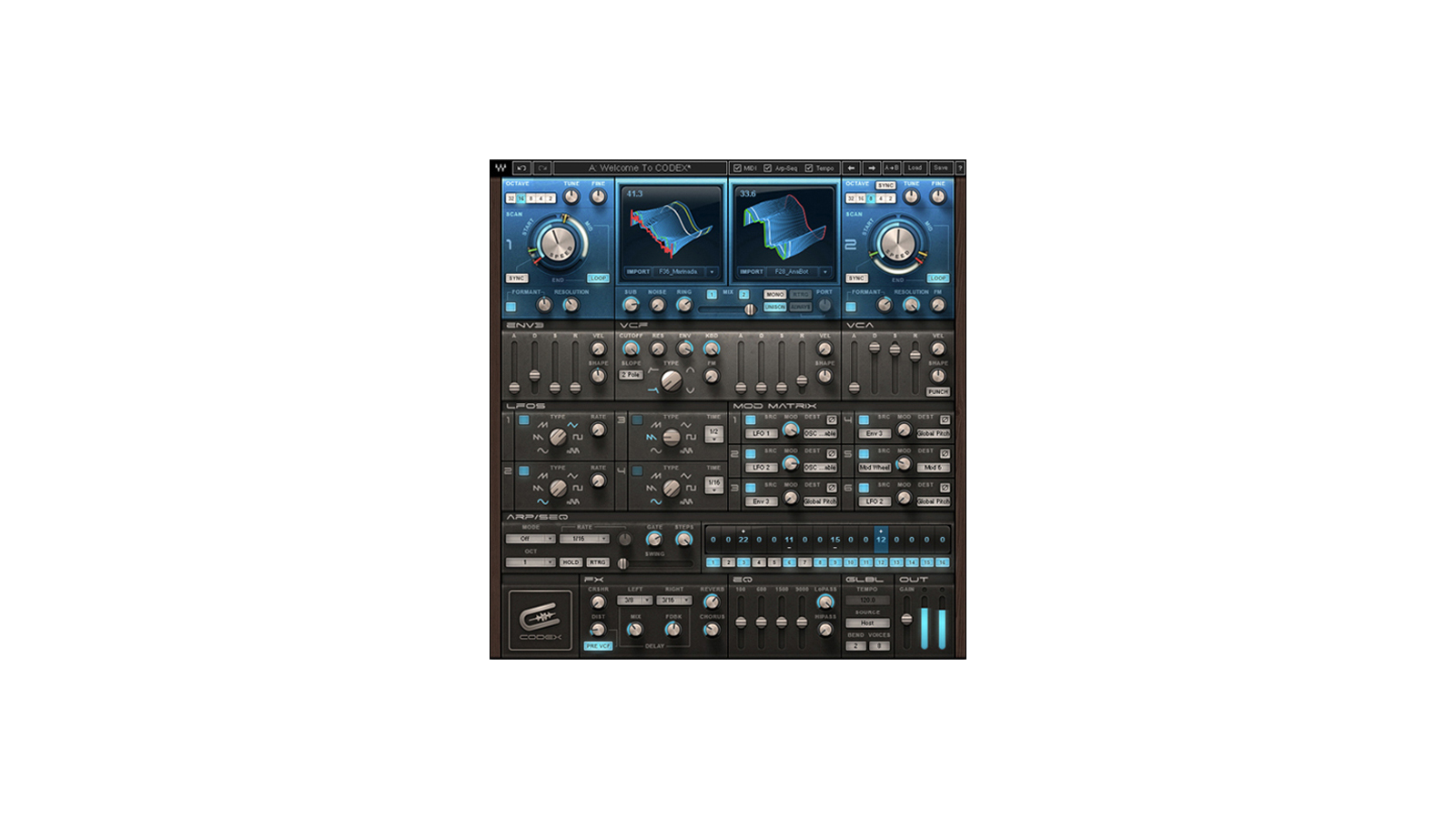 Codex Wavetable Synth