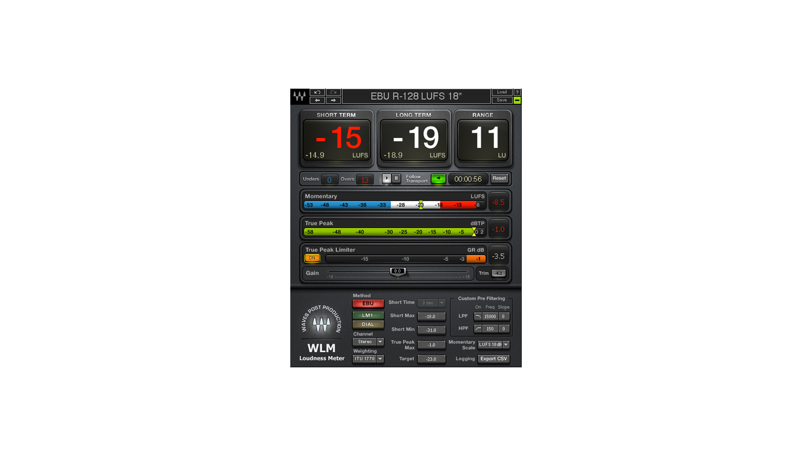 WLM Plus Loudness Meter