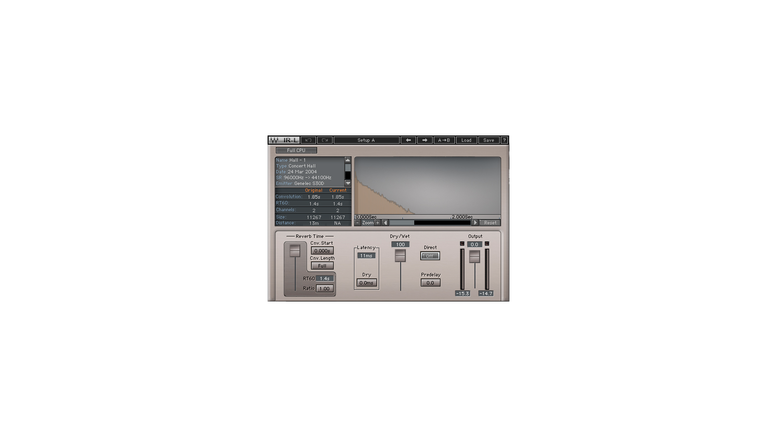 IR-L Convolution Reverb