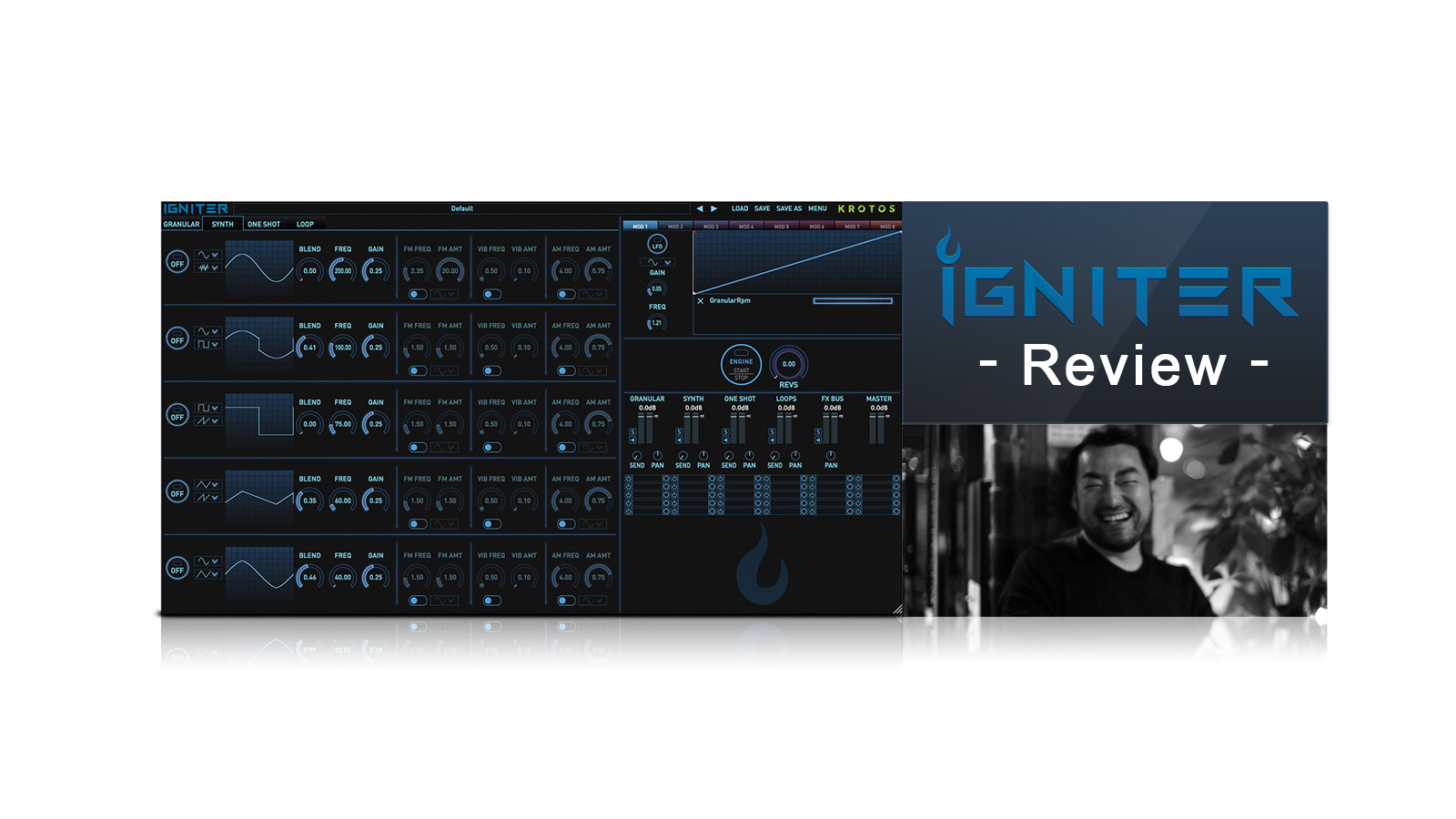 Krotos Igniter Review : エンジン音をシンセサイズするソフトウェア