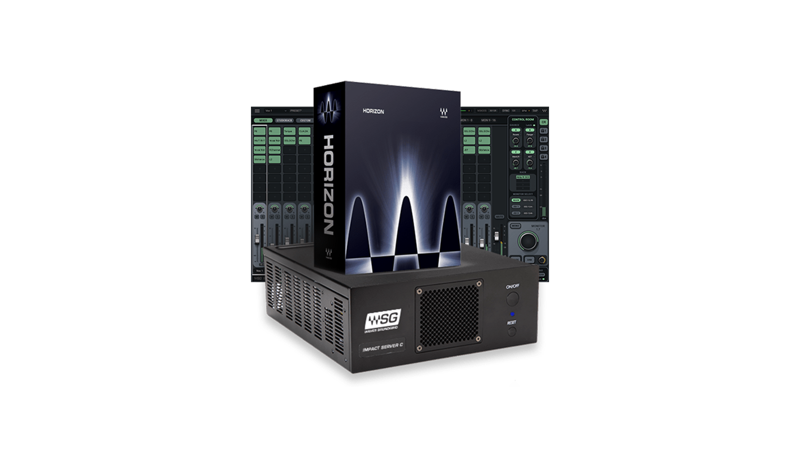 SoundGrid Connect Combo: Horizon + Impact Server-C + SoundGrid Studio 64-Ch