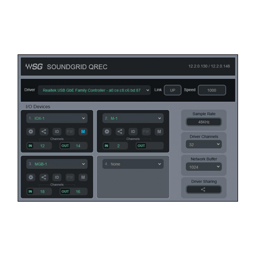 SoundGrid QRec