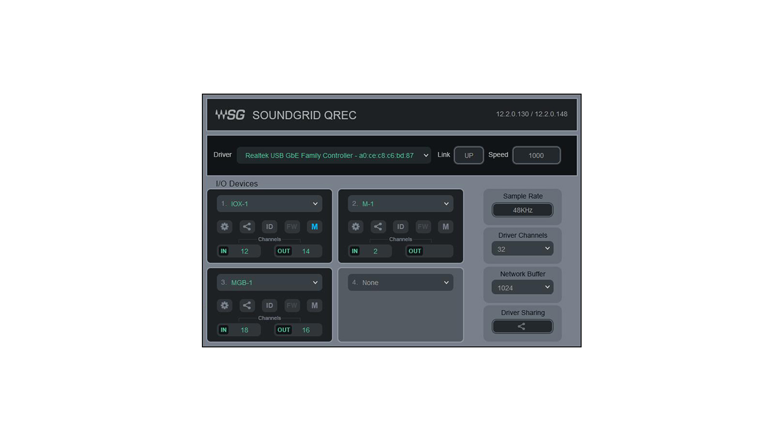SoundGrid QRec
