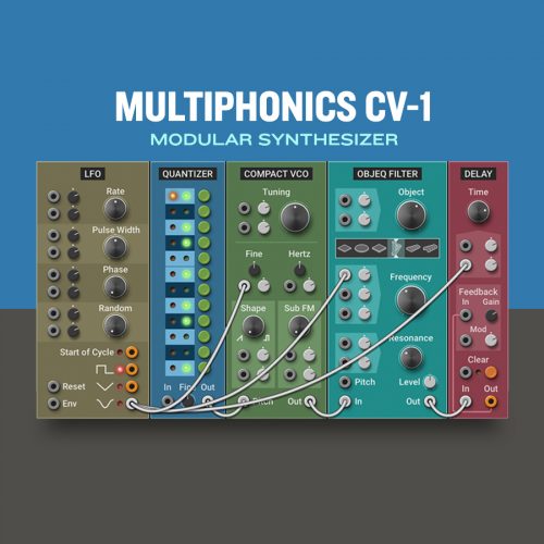 MULTIPHONICS CV-1 – MODULAR SYNTHESIZER