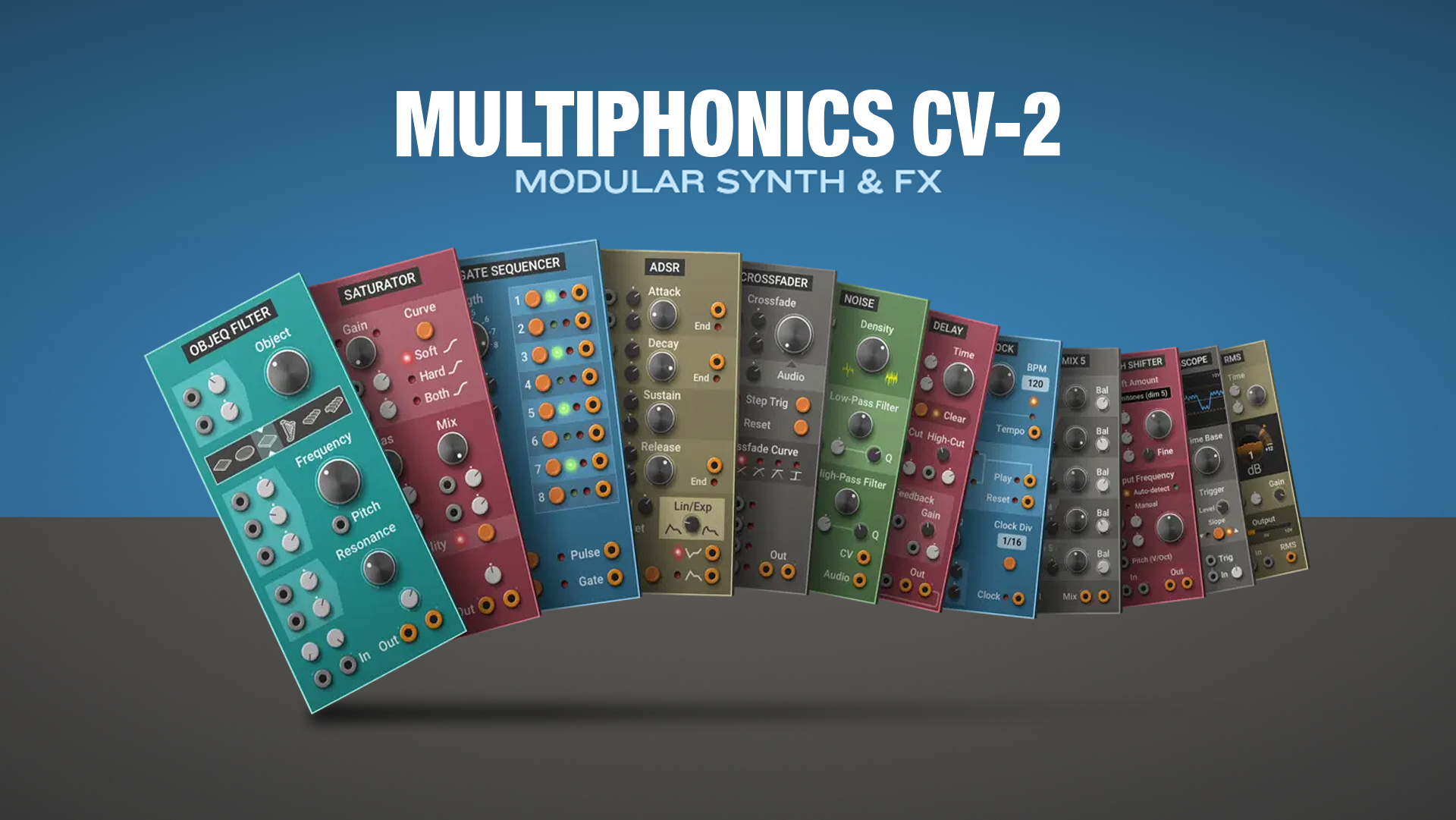 MULTIPHONICS CV-2 – MODULAR SYNTHESIZER