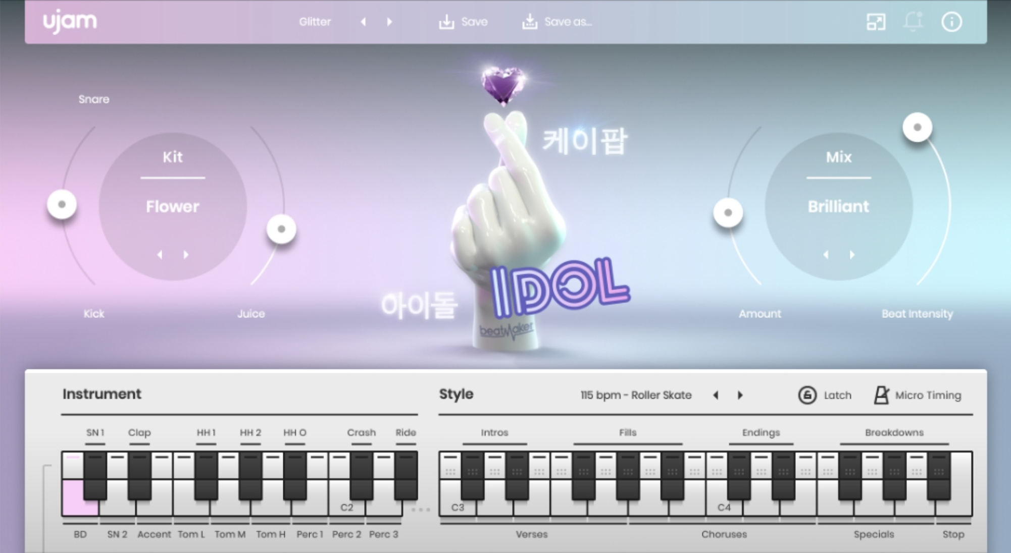 UJAM新製品Beatmaker IDOL登場