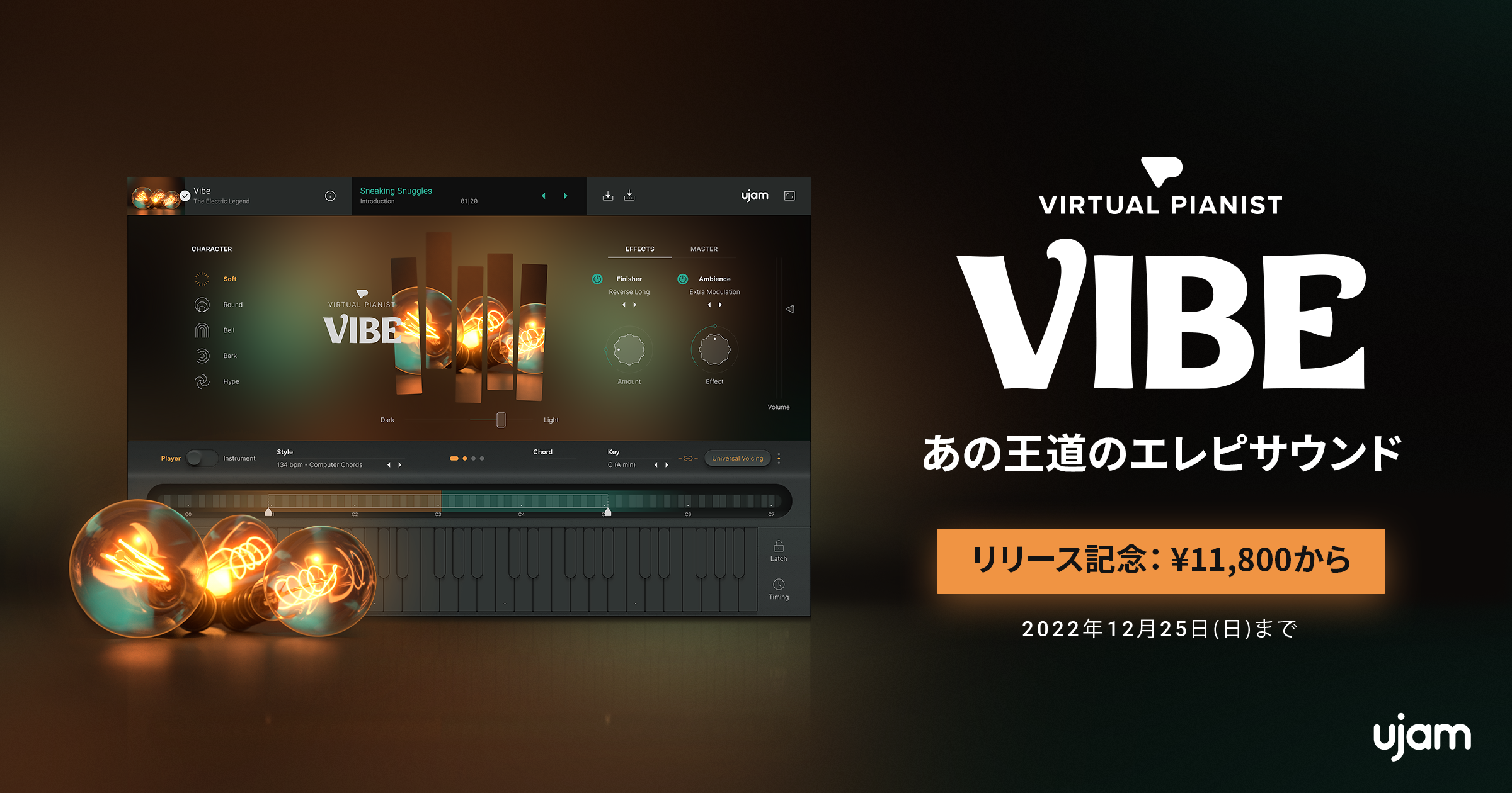 UJAM Virtual Pianist VIBEリリース