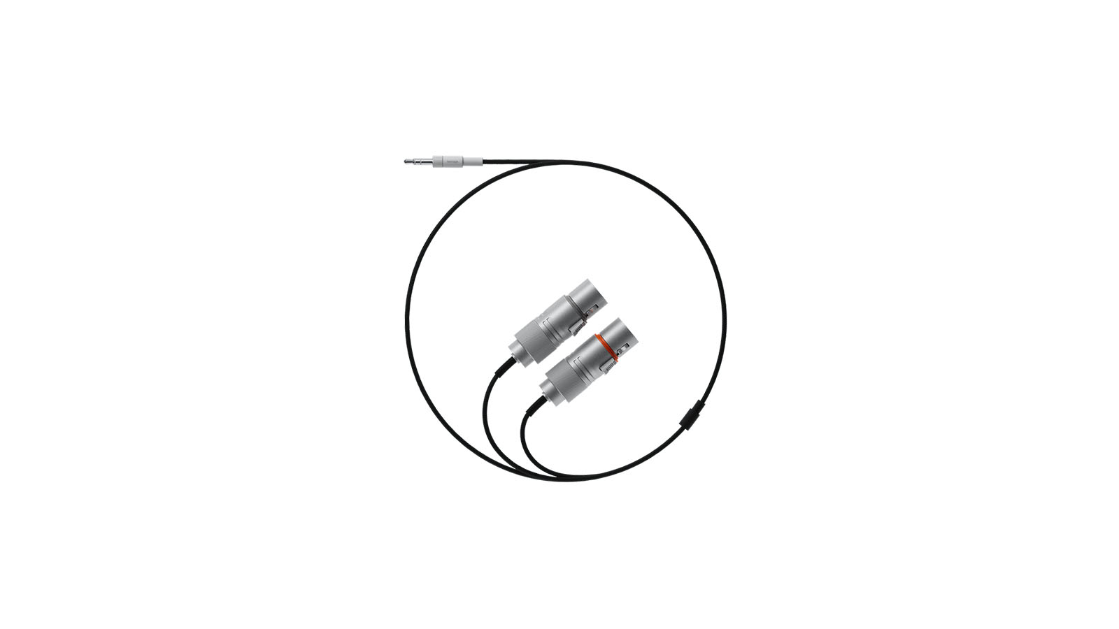 field audio cable 3.5mm to 2 x XLR (socket)