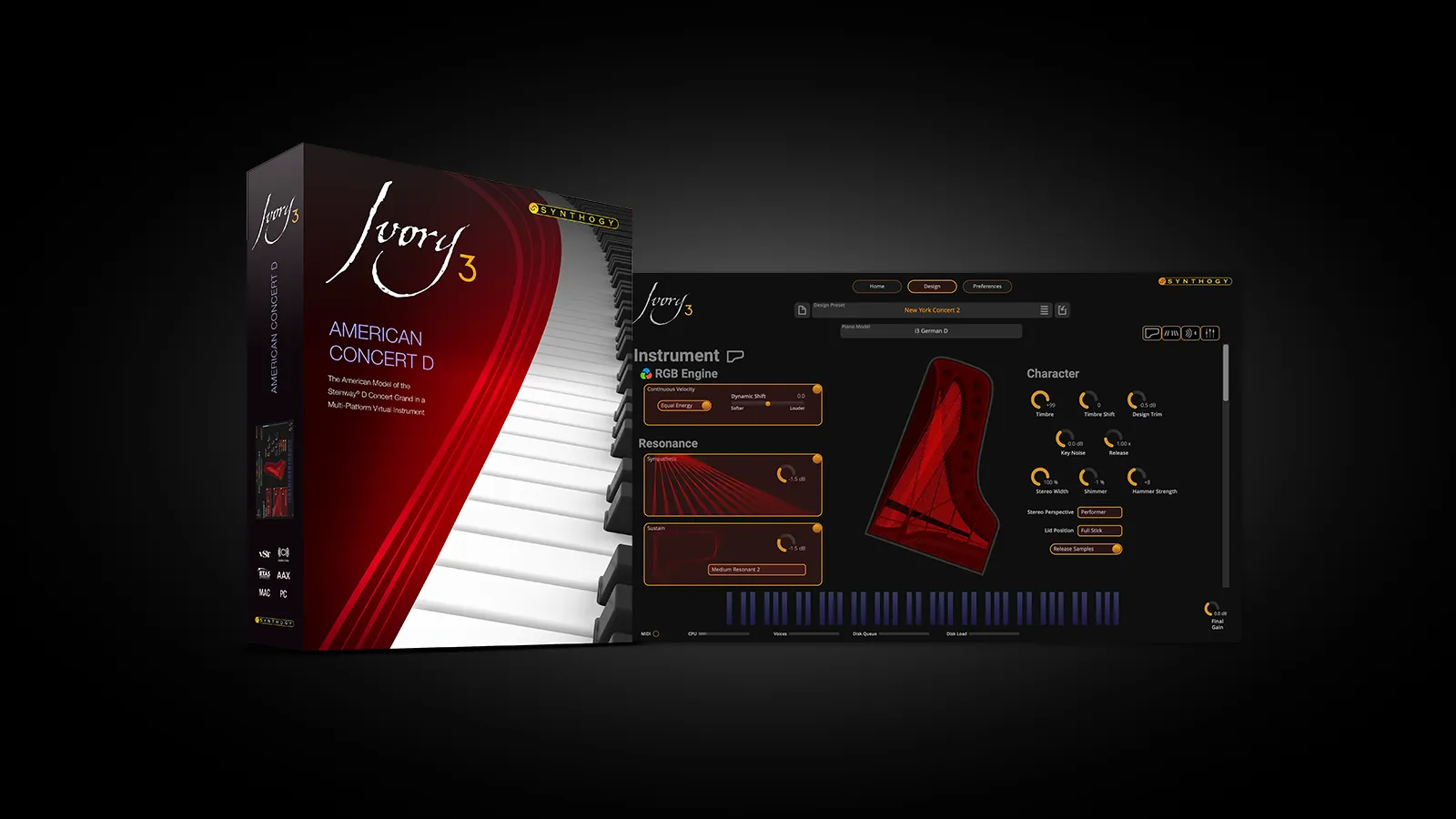 Ivory 3 American Concert D