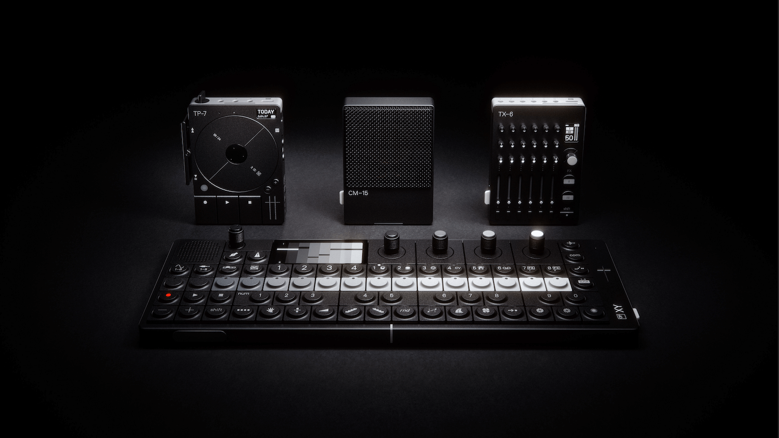 TX-6、TP-7、CM-15 Black Series – teenage engineering new products