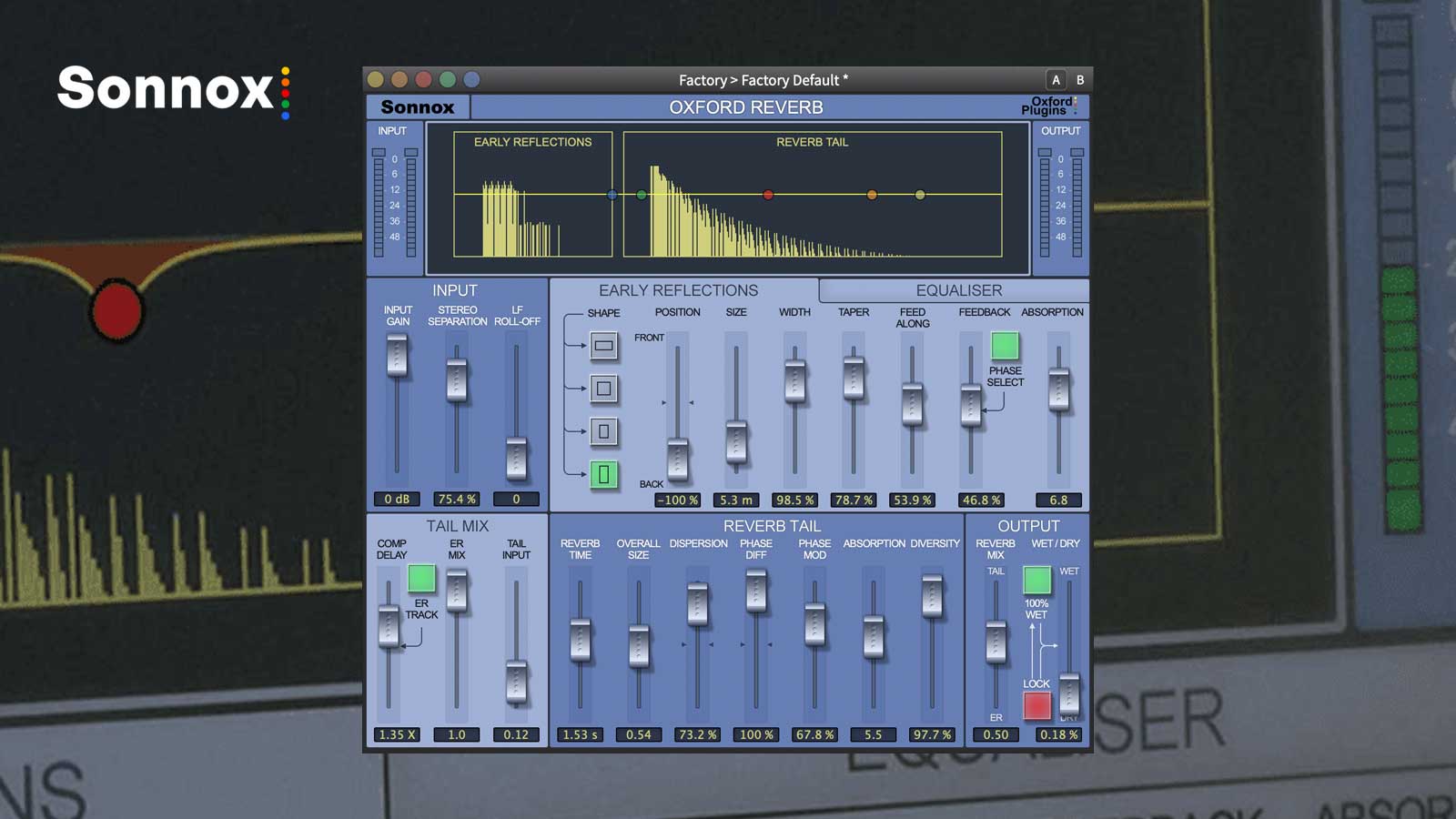 リバーブを直感的に、徹底的に追い込める — Sonnox Oxford Reverb