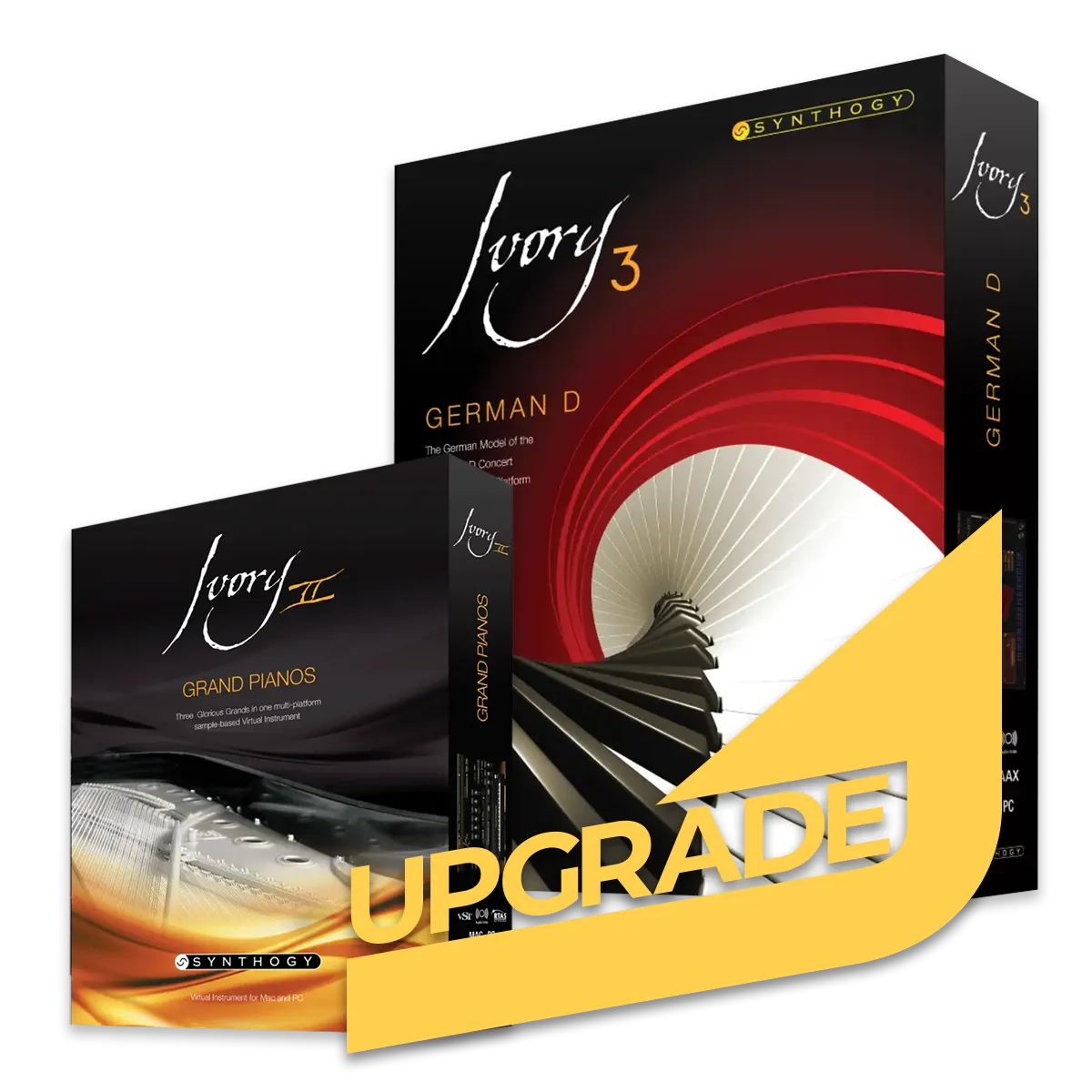 Ivory 3 German D Upgrade from Ivory 2 Grand Pianos (Download)