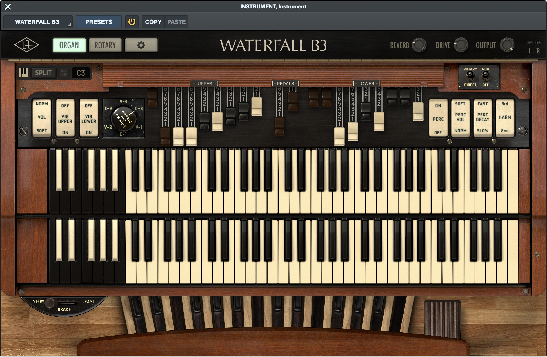 Waterfall B3 Organ 画像