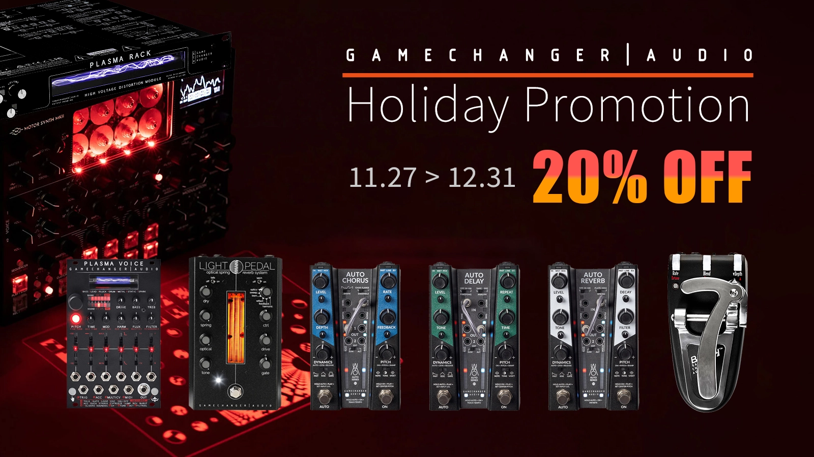 Gamechanger Audio Holiday Promotion 2025