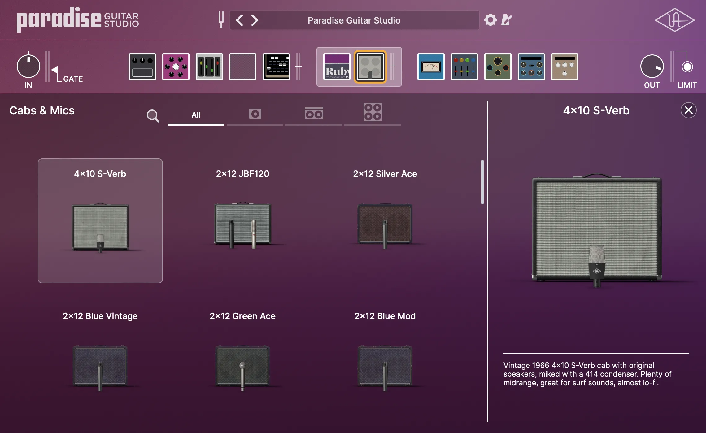 Paradise Ruby Cab Gallery