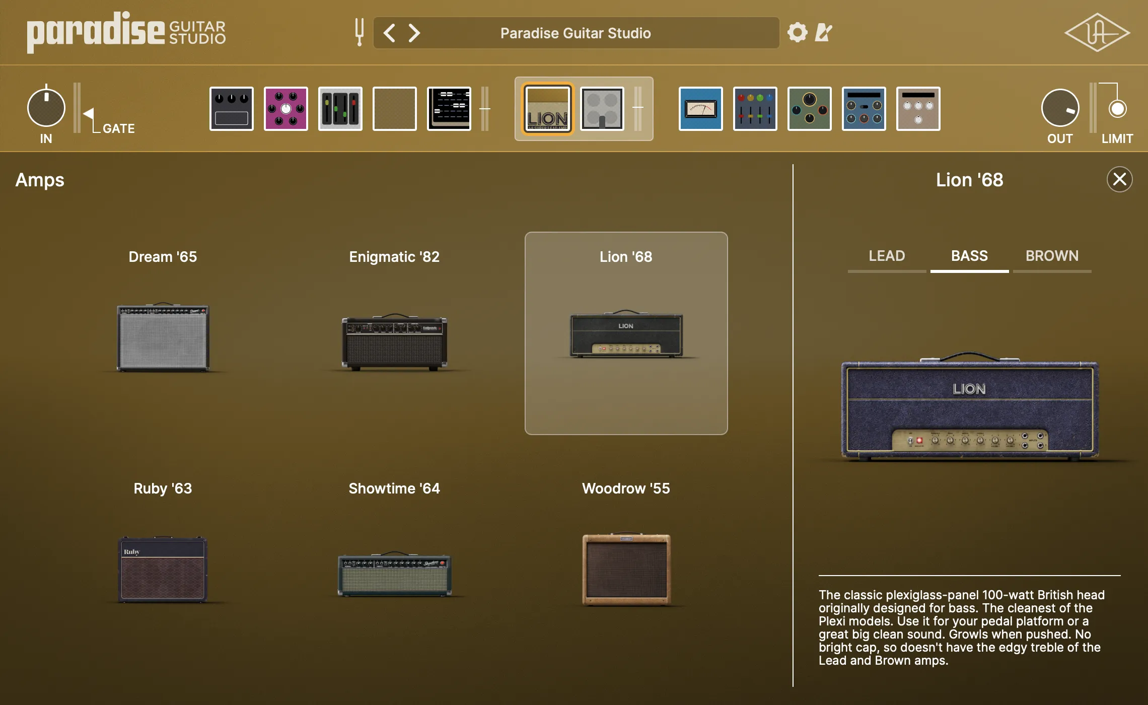 Paradise Lion Amp Gallery