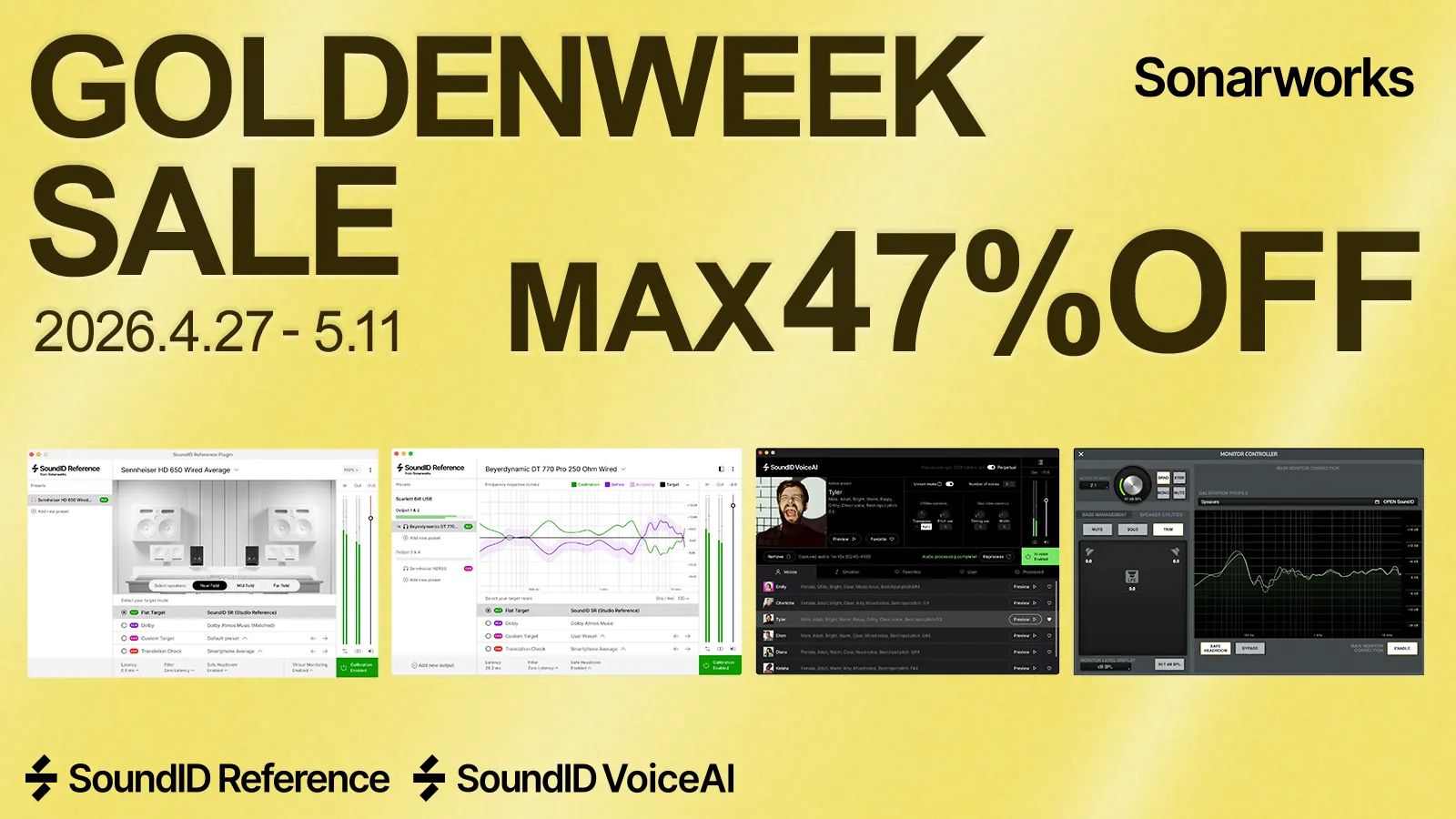 Sonarworks Golden Week Sale 2026