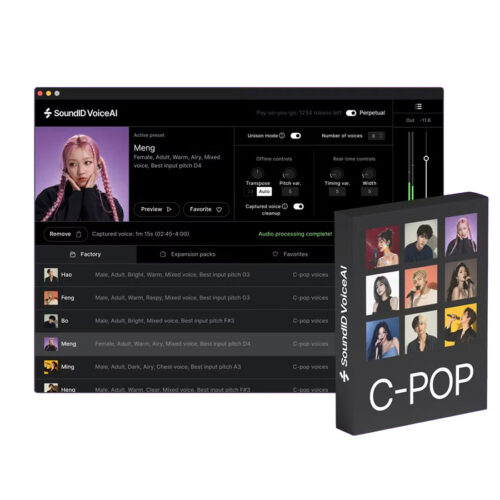 SoundID VoiceAI Expansion Pack C-Pop Voices