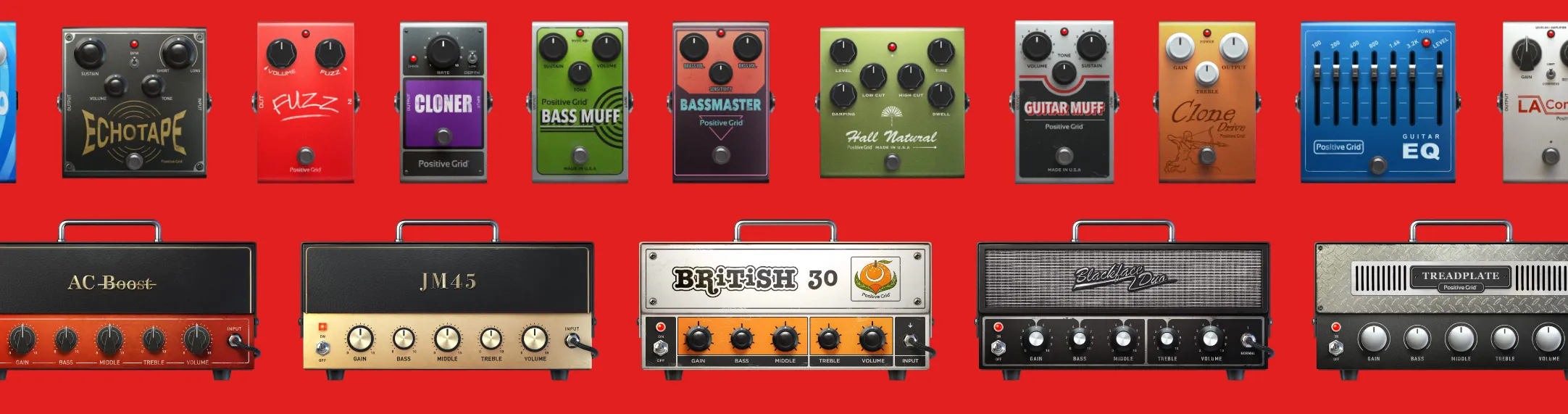 pedals Amps